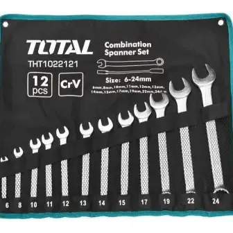 توتال THT1022122 طقم مفتاح بلدى مشرشر12 قطع