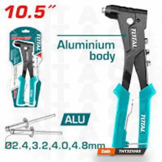  توتال THT32108S بنسة برشام 10.5 بوصة، 4.8 مم