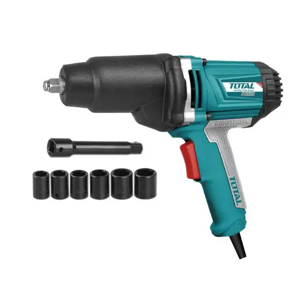 توتال TIW10101 دريل فك وربط 1/2 بوصة 1050 وات 550 نيوتن + 3 لقم