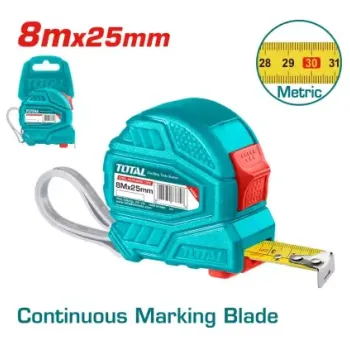  توتال TMT126381M متر قياس 25 ملم 8 ملم 