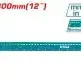  توتال TMT633002 مسطرة قياس الالومنيوم  30 سم