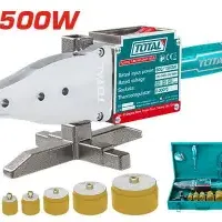 توتال TT328151 ماكينة لحام مواسير بولي 1500 وات 2 سخان صندوق معدن