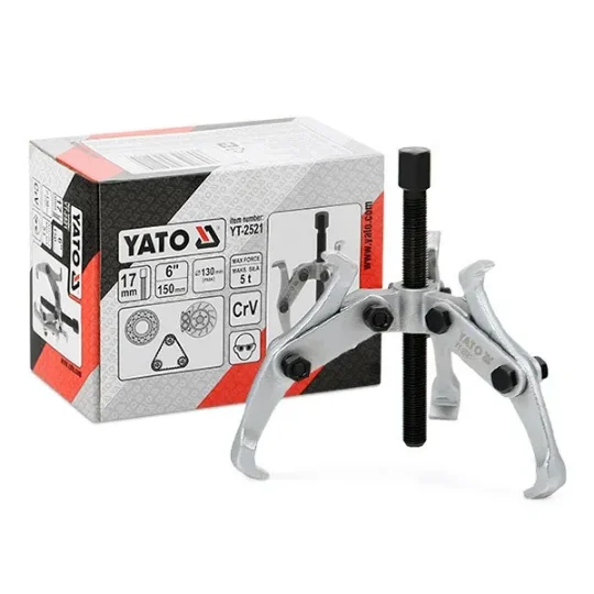 ياتو  YT-2521 زرجينة 3 رجل, 130 مم, 6 بوصة 