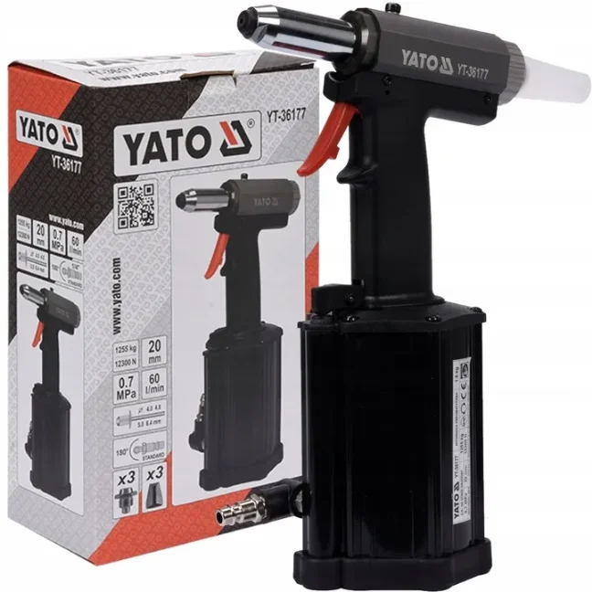 ياتو YT-36177 بنسة برشام هواء مقاس (4.0 - 6.4 ملم)