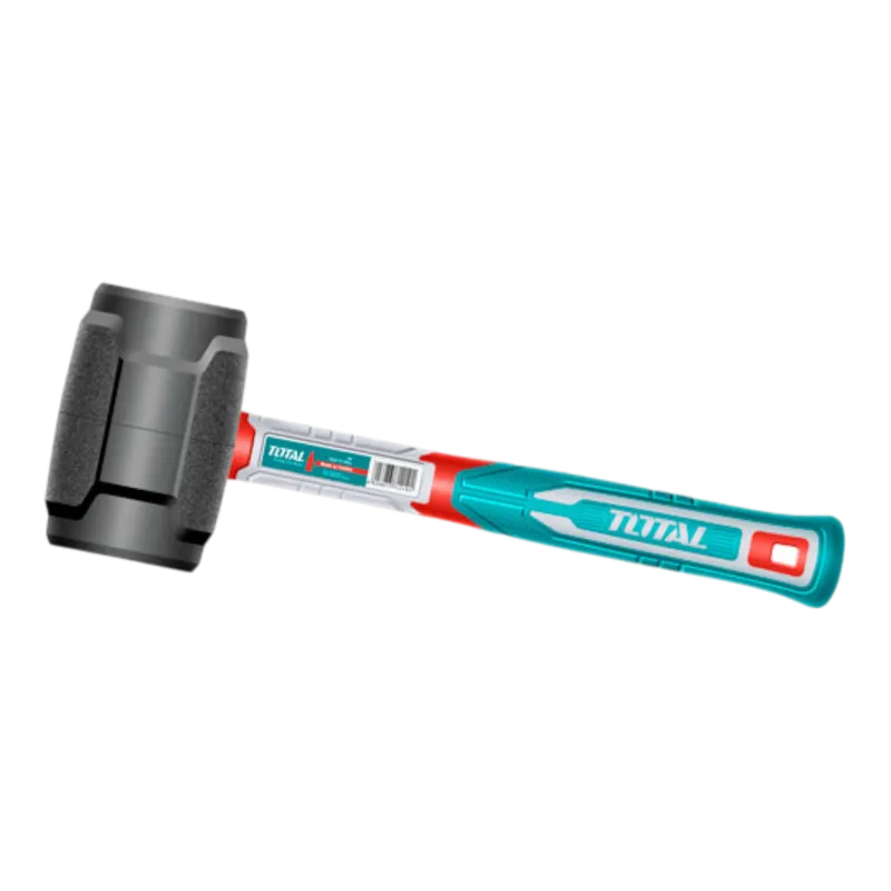 توتال THRUH6816 دقماق كاوتش 450 جرام أسود يد فايبر