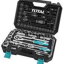 توتال THT421441 طقم لقم رباط علبة بلاستيك 1/4, 1/2